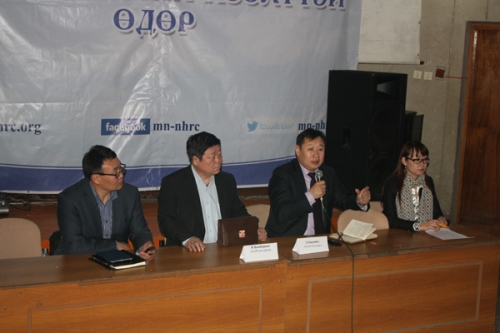 Human rights open day in Darkhan aimag 2013.03.18-20