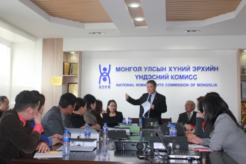 NHRCM organises in-house training among its provincial officers