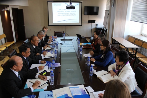 Delegates of the Myanmar National Human Rights Commission visits Mongolia