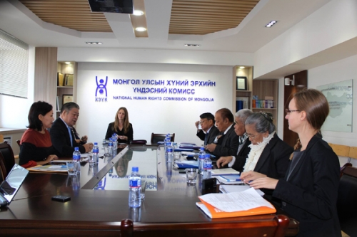 Delegates of the Myanmar National Human Rights Commission visits Mongolia. 2014.09.15-18