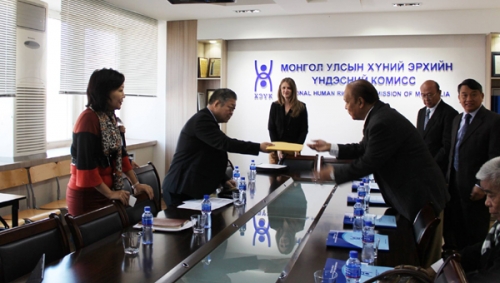 Delegates of the Myanmar National Human Rights Commission visits Mongolia. 2014.09.15-18