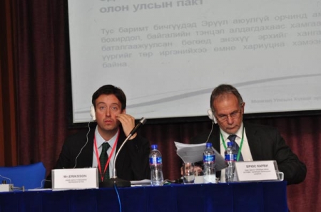 "Монгол Улс дахь Уул уурхайн бизнес ба хүний эрх" Олон улсын хурал 2012.10.10-11